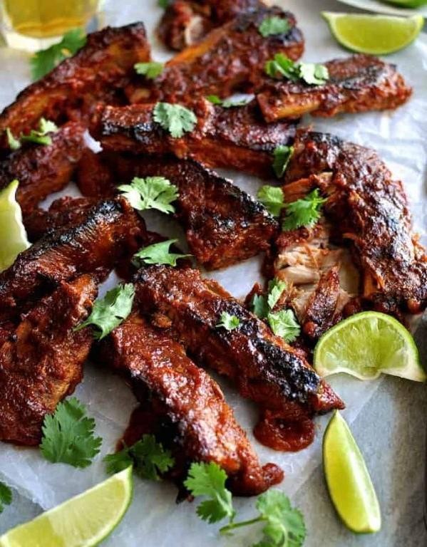 Smoky Chipotle Lime Oven Baked Ribs
