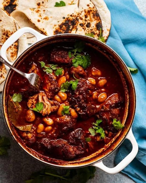 Smoky Chipotle Pork and Bean Stew