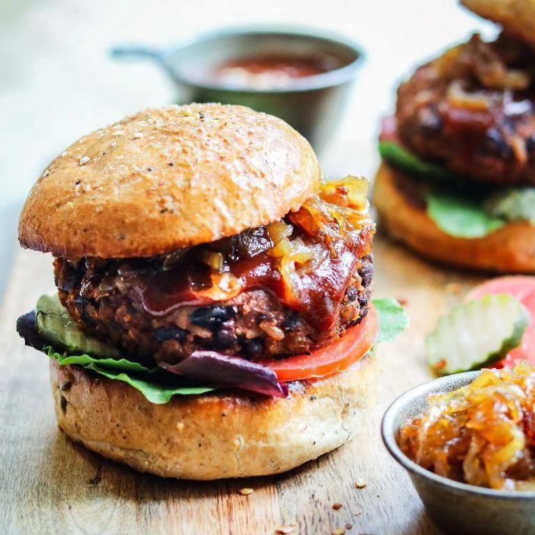 Smoky Great Northern Bean Vegan BBQ Sliders