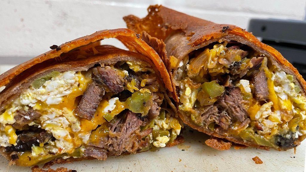 Smoky Grilled Breakfast Burritos