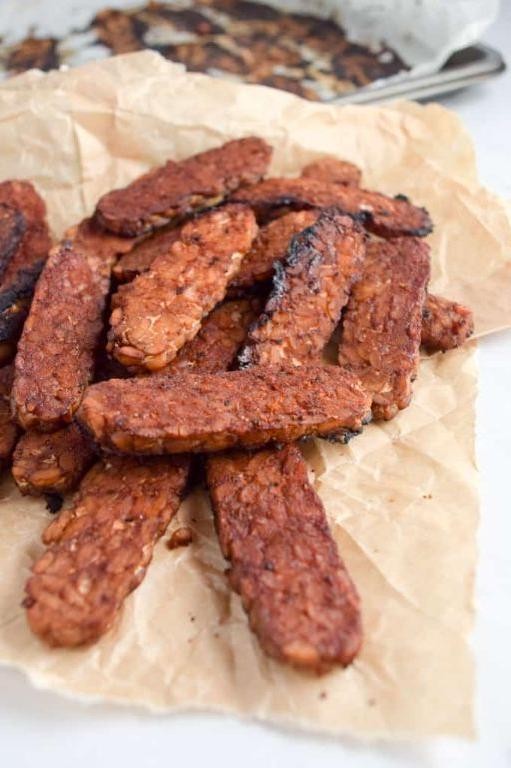 Smoky Maple Glazed Tempeh