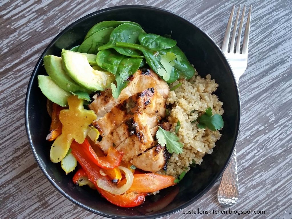 Smoky Paprika Chicken with Quinoa Salad