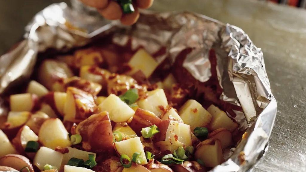 Smoky Paprika Foil Potato Parcels