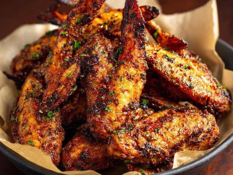 Smoky Paprika Fried Turkey Wings