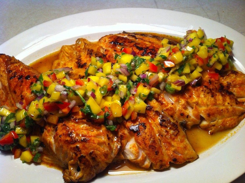 Smoky Paprika Grilled Snapper Fillet
