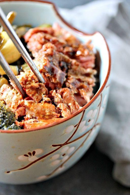 Sockeye Salmon Teriyaki Bowls