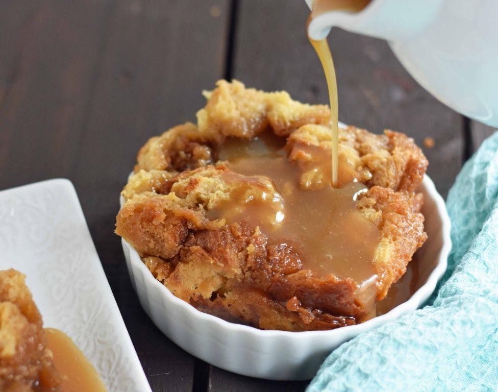 Soft Caramel Bread Pudding