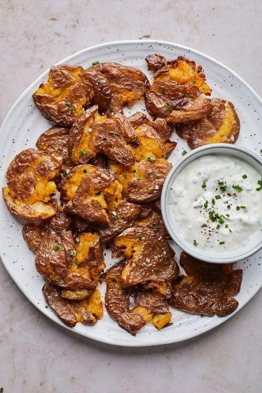 Sour Cream and Chive Roasted Potatoes