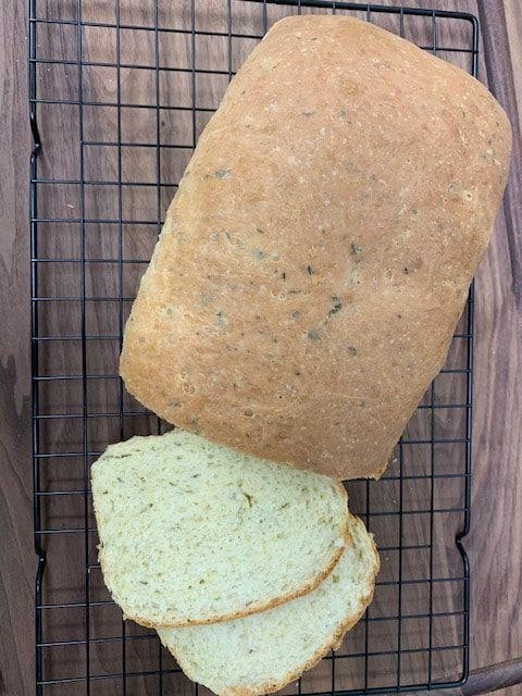 Sour Cream and Onion Bread Loaf