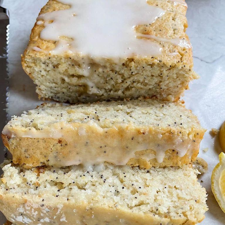 Sourdough Discard Lemon Poppy Seed Loaf