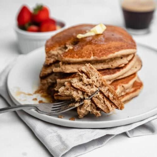 Sourdough Discard Whole Wheat Pancakes