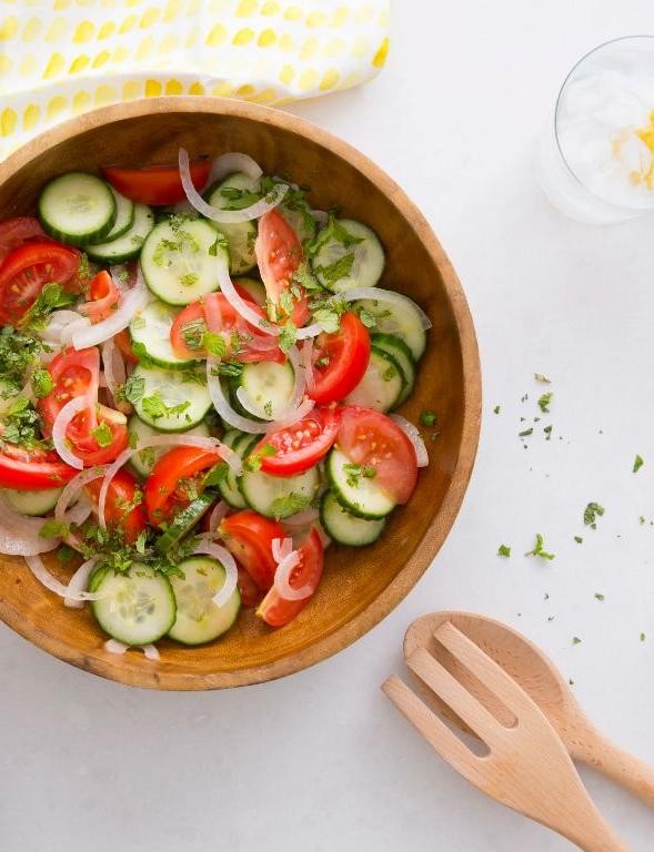 Southern Style Tomato and Cucumber Salad