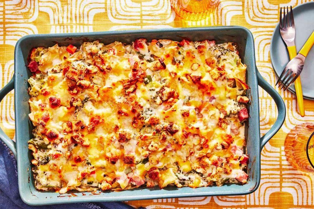 Southern-Style Ham and Cheese Casserole