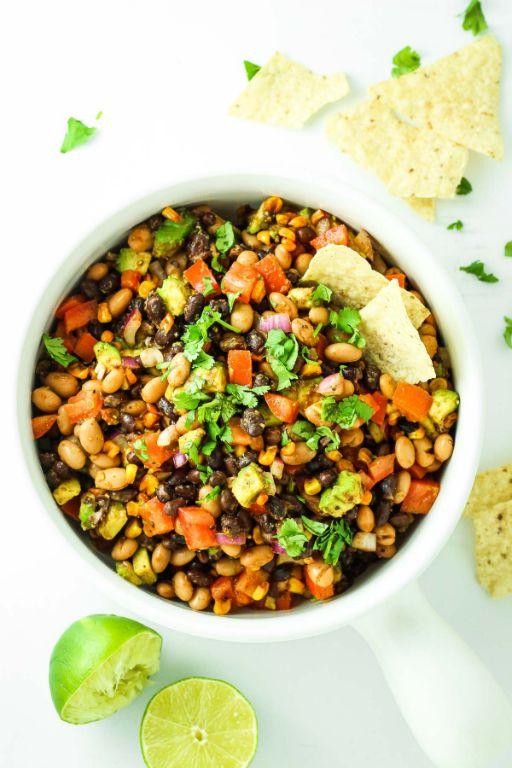 Southwest Avocado and Egg Salad with Black Beans