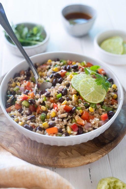 Southwest Black Bean Rice Salad