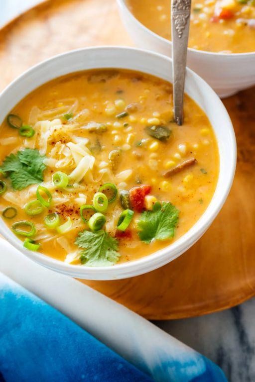 Southwest Pinto Bean and Corn Chowder