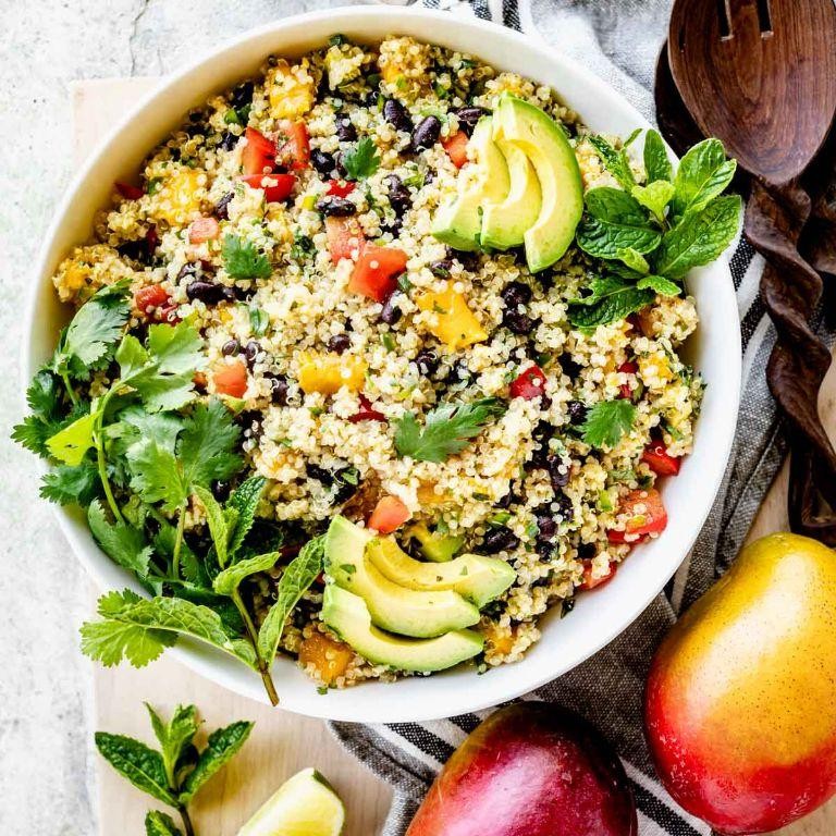 Southwest Quinoa Bowl with Black Beans and Avocado