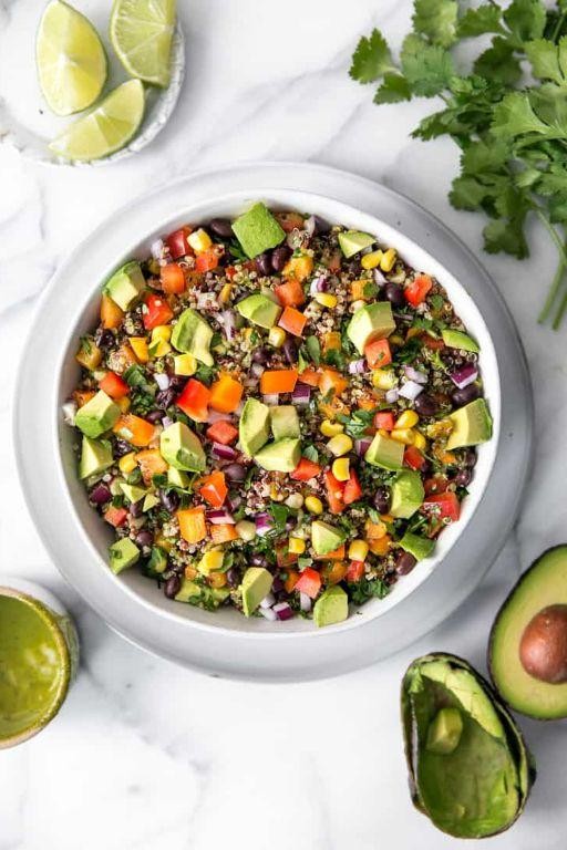 Southwest Quinoa Salad with Lime Vinaigrette