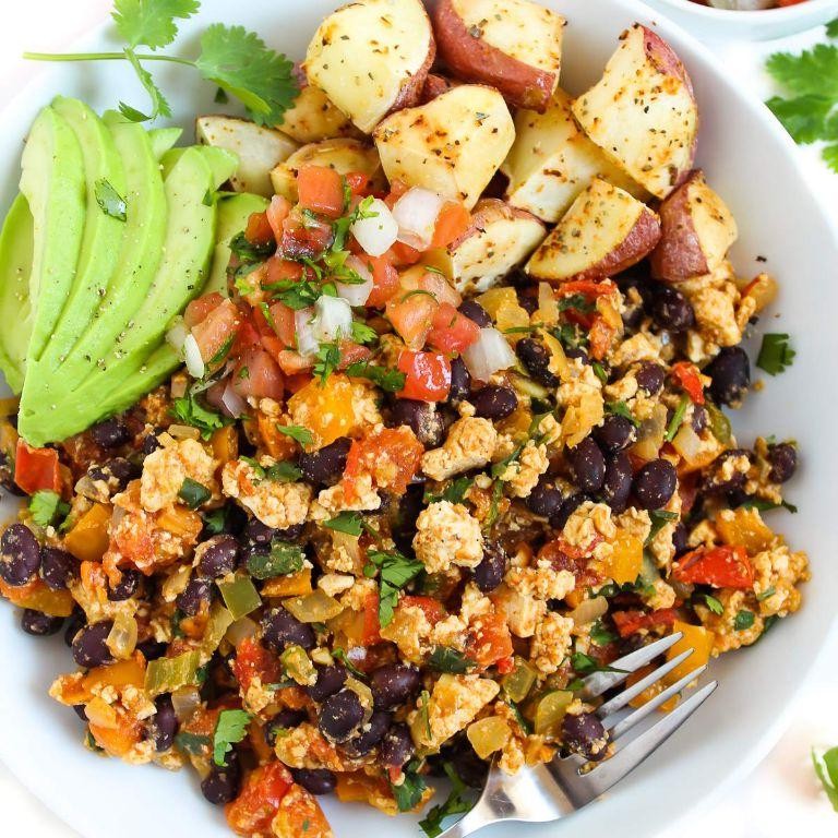 Southwest Scrambled Tofu with Avocado