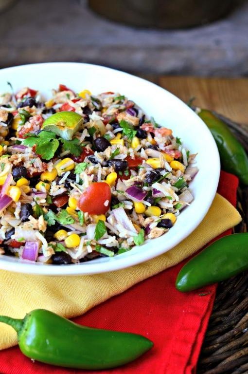 Southwest Tuna Salad with Black Beans