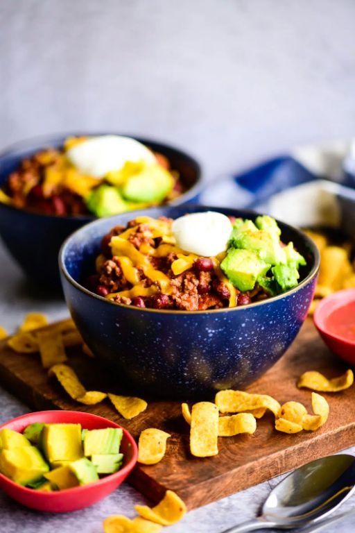 Southwestern Black Bean Frito Pie