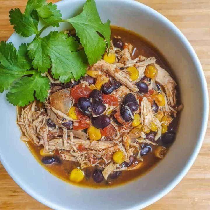 Southwestern Chicken and Black Bean Chili