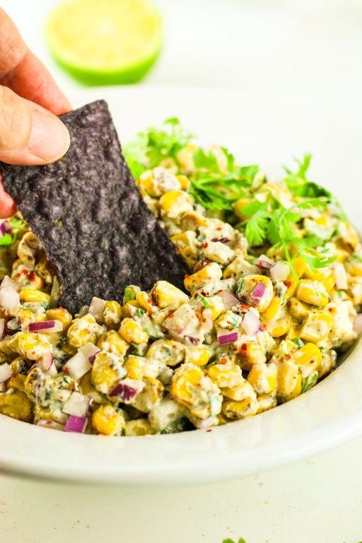 Southwestern Cottage Cheese Corn Salad