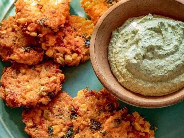 Southwestern Rice and Corn Fritters