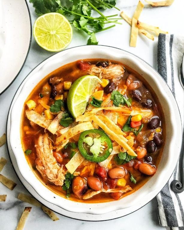 Southwestern Style Chicken Tortilla Soup