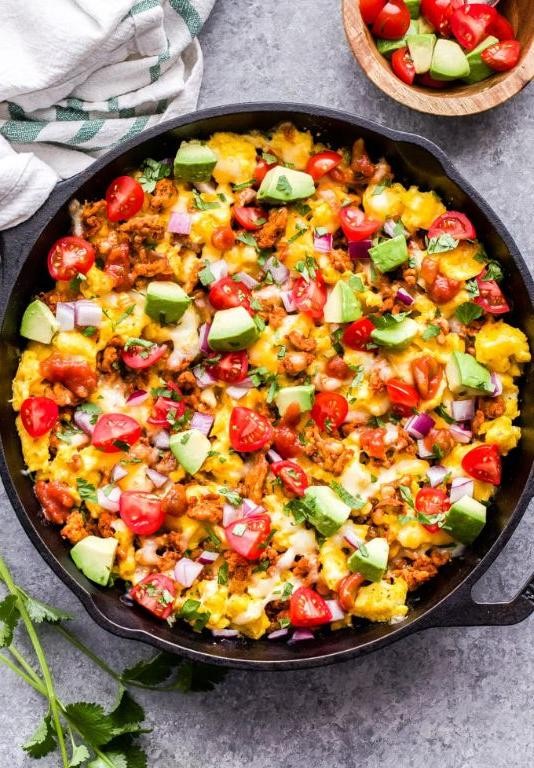 Southwestern Turkey Breakfast Skillet