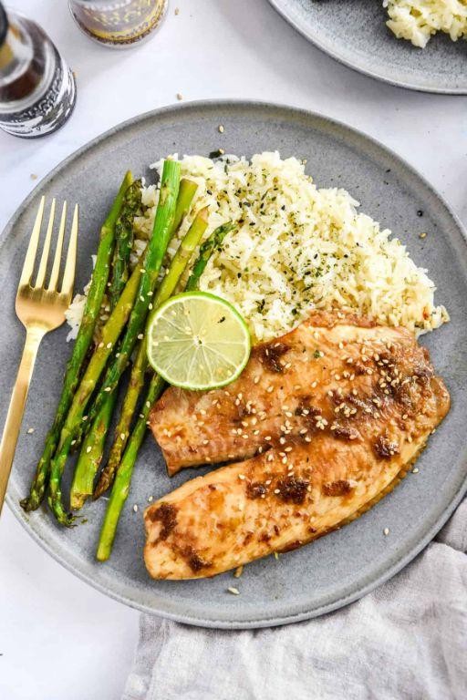Soy Ginger Air Fryer Tilapia