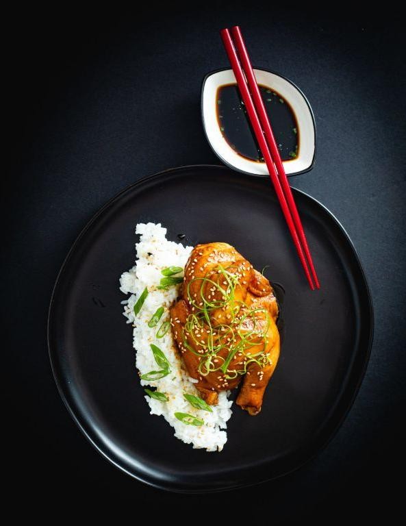 Soy Sauce and Ginger Brined Cornish Hen