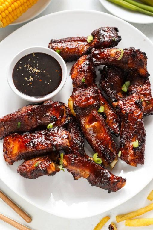 Soy Sauce and Honey Glazed Spareribs