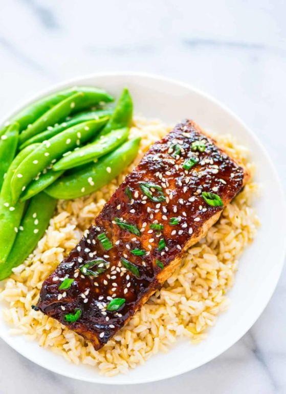 Soy and Ginger Marinated Salmon