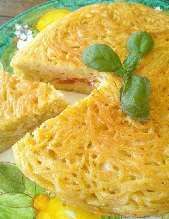 Spaghetti Omelette Surprise