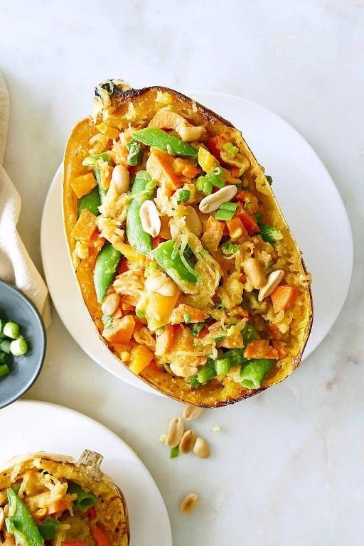 Spaghetti Squash Pad Thai