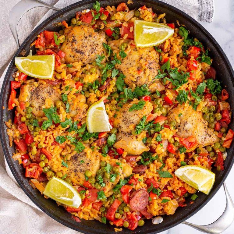 Spanish Chicken and Chorizo Paella