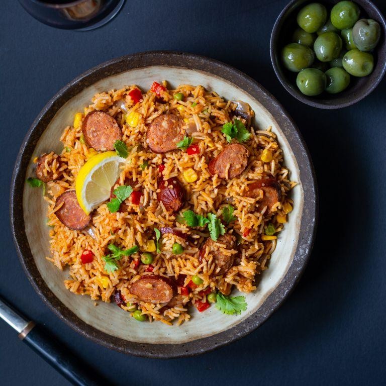 Spanish Rice with Chorizo