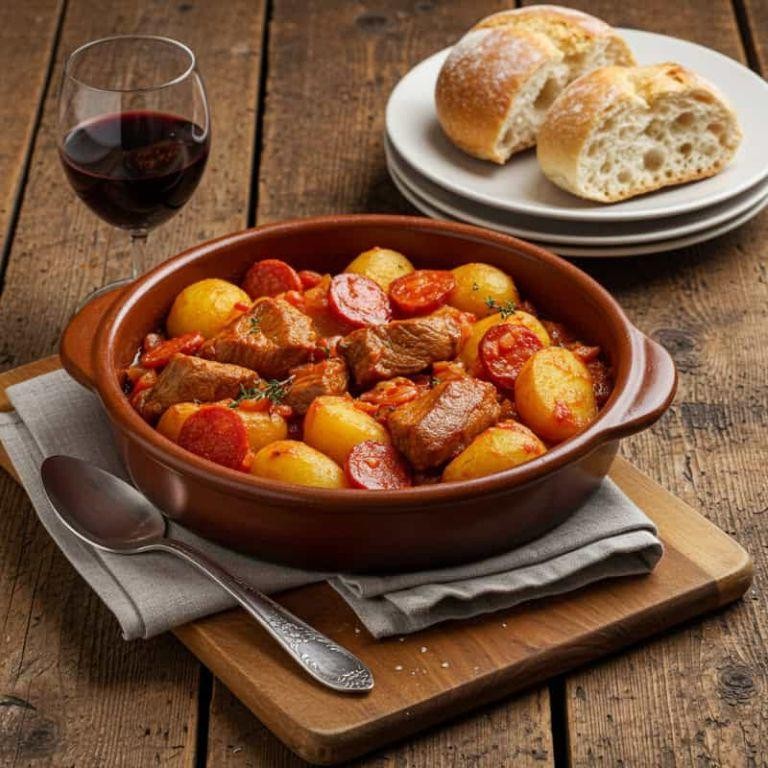 Spanish-Style Pork Stew with Chorizo