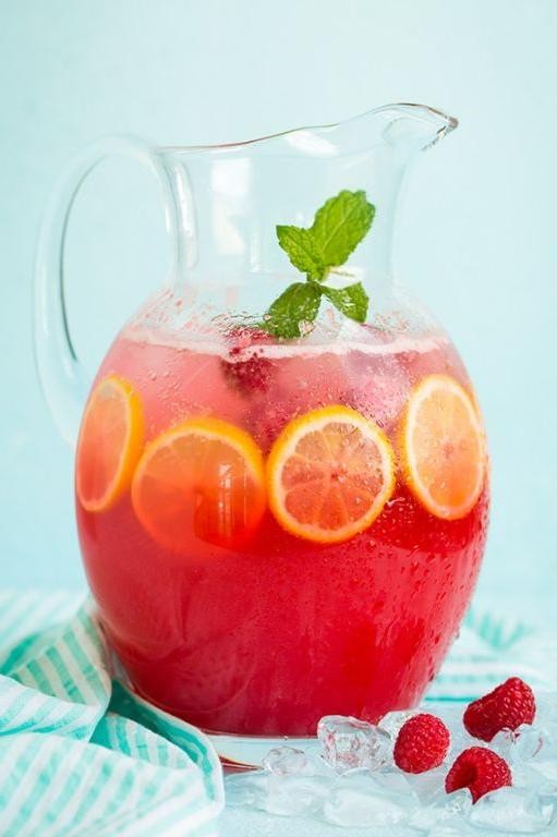 Sparkling Raspberry Lemonade