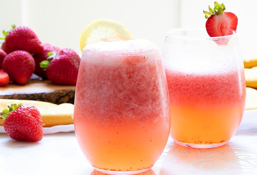 Sparkling Strawberry Ginger Slush