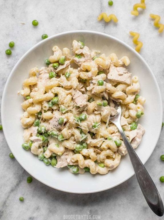 Speedy Tuna and Pea Fusilli