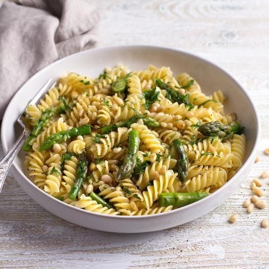Spelt Fusilli with Asparagus and Lemon