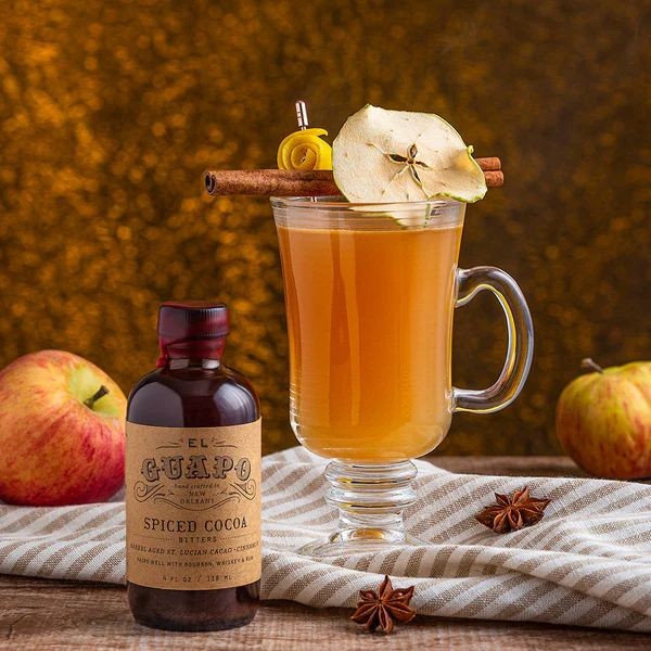 Spiced Apple Cider with Ginger Syrup