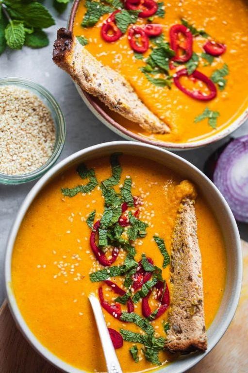 Spiced Butternut Squash Soup