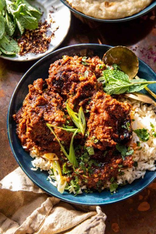 Spiced Coconut Curry Crock Pot Steak