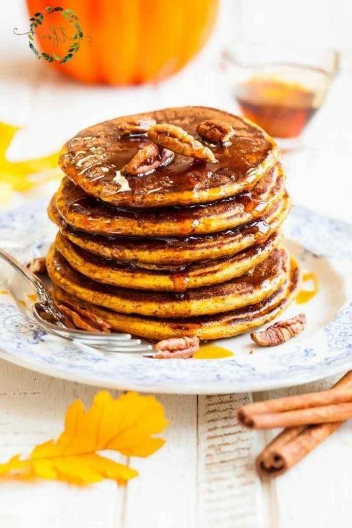 Spiced Gluten Free Bisquick Pumpkin Pancakes