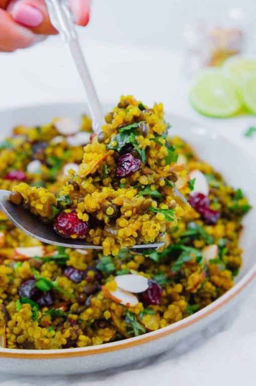 Spiced Lentil and Quinoa Salad