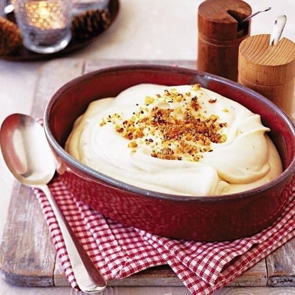 Spiced Mashed Parsnips with Nutmeg