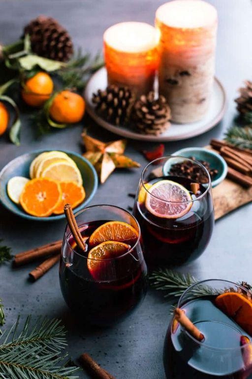 Spiced Mulled Wine with Citrus and Cloves